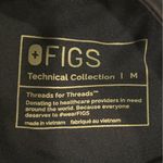 FIGS  Zamora Jogger High Waisted Scrub Pants Elastic Waist Navy Blue Medium Nurse Photo 7