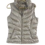 Calvin Klein  Silver Down Puffer Vest Size Medium Photo 5