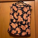 The Limited Floral Dress Shirt with Capped Sleeves Photo 0