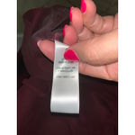 Frame  Women's Lace-Up Silk Blouse‎ Red Collared Long Sleeve XS Photo 6