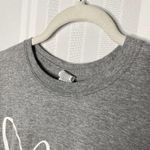 Gildan  Sift Yoga Love Short Sleeve Heathered Graphic Tee Size Small Gray Workout Photo 1