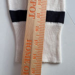 ZARA  Striped V Neck Cardigan Cream Black Long Sleeve Button Up Knit Women S Photo 7