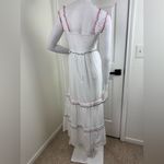 Loft RAINBOW RUFFLE STRAPPY TIERED MAXI DRESS Large #142 Photo 7