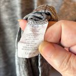 Dynamite  Heather Gray Ruffle Sleeve Top large Photo 3