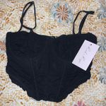 Rock n rags Black Crop Top Photo 4
