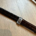 Brighton Vintage  Embossed Braided Leather Belt Photo 4