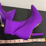 Good American Mardi Gras Purple Sock Boots Photo 4