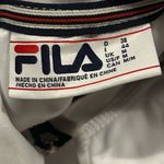 FILA White and Gray Track Bomber Jacket Size Medium Photo 2