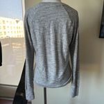 Athleta  XS Criss Cross Sweatshirt Modal Blend Long Sleeve Gray Photo 3