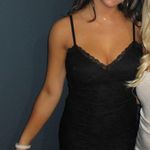 Garage Lace Black Mini Dress Photo 0