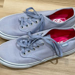 Vans  Light Purple Lavender Embroidered Sneakers Women’s 8 Photo 0