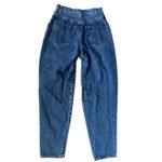 Vintage 80’s Giorgio Fiorlini Pleated Front High Waist Mom Jeans Size 4 Blue Photo 1