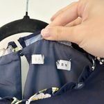 Baltic Born  Karalie Maxi Dress in Navy Blue Floral Size S NWOT FLAWED Photo 7