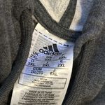 Adidas  Gray & White Hooded Sweatshirt Photo 4