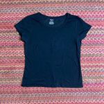 Xhilaration NWOT BLACK BASIC TEE Photo 0