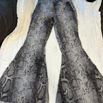 Peach Love Snake Skin Jeans Photo 0