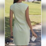 Anthropologie Daily Practice by  Montauk V-Neck Dress Size XSmall Lime Green Photo 3