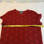 Josephine Chaus  Sheer Lace Top Velvet Trim Women’s Size Medium Photo 7