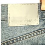 Aritzia Denim Forum The '90s Vintage Maxi Denim Skirt Jean Skirt Size 24 Slit Blue Photo 6