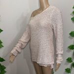 Pink Metallic Gold asymmetric Sweater Size undefined Photo 7