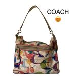 Coach signature Poppy Hippie Multicolored Tote SHOULDERBAG satchel 23376 Photo 1