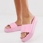 Puma Platform Pink Sliders Photo 0