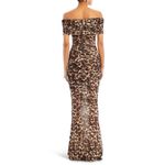 SER.O.YA Sasha Maxi Dress in Spotted Bengal Small New Womens Gown Brown Photo 11