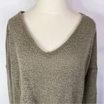 Piko  1988 Taupe V-Neck Acrylic Sweater Large Photo 1