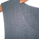 Requirements  3X Sleeveless Knit Black Ribbed Shell Top Plus Photo 1