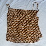 Milk and Honey Size XL 70s graphic printed Cowl neck tank top blouse Photo 4