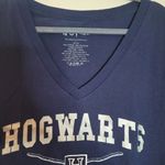 Harry Potter  Hogwarts Alumni Navy V-Neck T-Shirt Photo 1