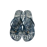 Tory Burch Blue Platform Flip Flops Sandals Size 10 Photo 8