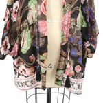 Free People Enchanted Blooms Kimono Cardigan Topper Sheer Floral One Size Photo 5