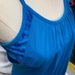 Lululemon No Limits Tank‎ Womens 6 Paisley Cornflower W1575S Active Sport Blue Photo 5