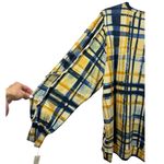 Zac & Rachel‎ Plaid Sweater Knit Pullover Blouse Top Size 1X Artsy Art to Wear Blue Photo 8