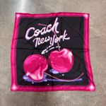 Coach  Airbrushed Cherry Print Silk Bandana cs596 Photo 1