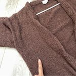 Nia Plush Cardigan full lenth long womens Brown (small) loungewear cozy comfy Photo 5