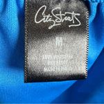 City Streets Blue on or off shoulder bell sleeve dress size medium Photo 5