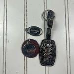Rosetti Keychain Lot ā Logo Leather & Metal Tag Charms (Set of 3) Photo 1