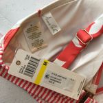 Anne cole  Coastal Palm Printed Banded Cross-Back Bikini Top Floral Orange M Photo 3