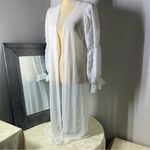 Ember White Sheer Cardigan Size M Photo 10