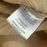 LPA  Women's Cream Cowl Neck Sweater Ribbed Dolman Sleeve Casual Oversized Photo 4