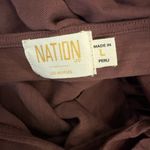 Nation Ltd  Chocolate Brown Top Photo 3