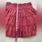 American Eagle  Outfitters Pink Smocked Skater Skirt Photo 5