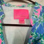 Lilly Pulitzer  Aldena Floral Ruffle A Line Mini Dress Sz Small Photo 4