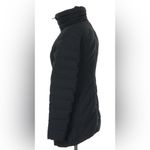 ROSSIGNOL Down Puffer Parka Black Full Zip Coat Jacket Quilted FR42 size Small Photo 3