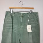 Bohme BNWT!  Olive Green 90’s Vintage Flare Women's Distressed Jeans Size 32 Photo 2