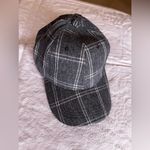 Gray Flannel White Plaid Hat Cap Strap Buckle Lea. Tee Da Brand Summer Outfit Photo 3
