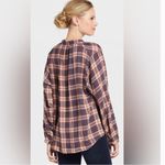 Free People Northern Bound Plaid Popover Button Up Top Small Fall Photo 7