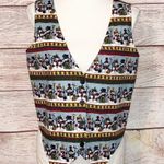 Vintage Nutcracker Snowman Christmas Vest Size S Photo 0